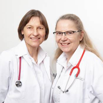 Frau Dr. Langner und Frau Dr. Weiermann