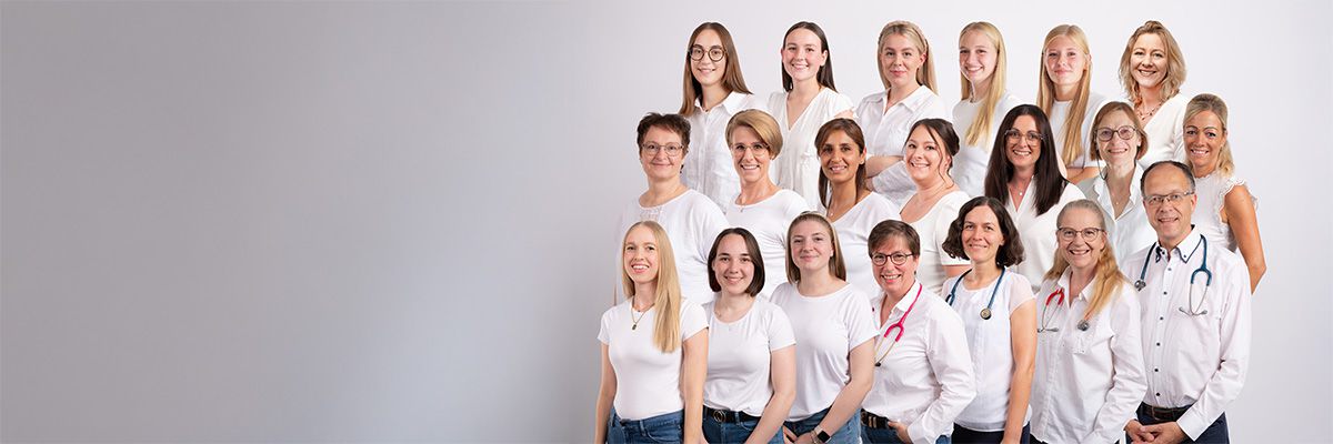 Das gesamt Team der Kinderarztpraxis Dr. Langner und Prof. Dr. Steiß