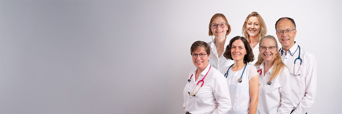 Das Ärzteteam der Kinderarztpraxis Dr. Langner und Prof. Dr. Steiß